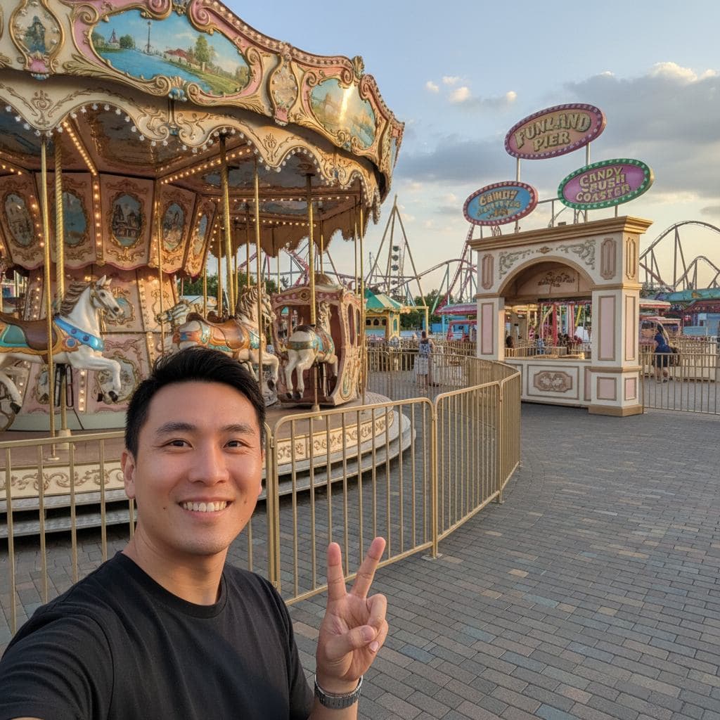 After — remove people from photos applied: clean backdrop, subject isolated naturally, balanced light and framing.