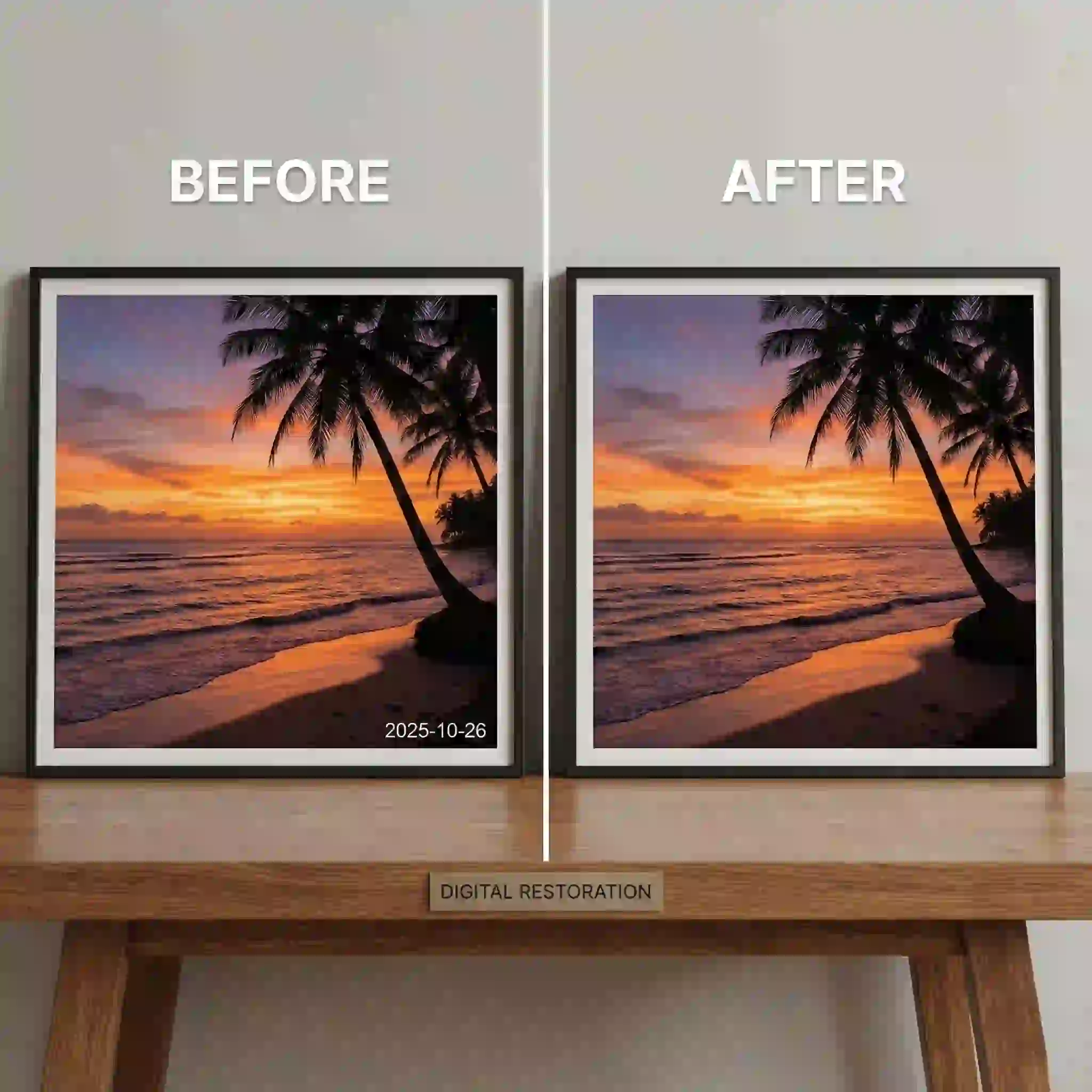 Date stamp removal example