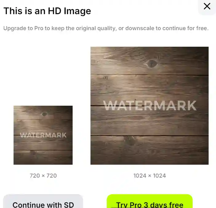 Cleanup.pictures interface requiring multiple brush strokes highlights limitations versus a dedicated remove text from image tool, needing repeated passes to approximate background and often leaving visible smears or breaks.