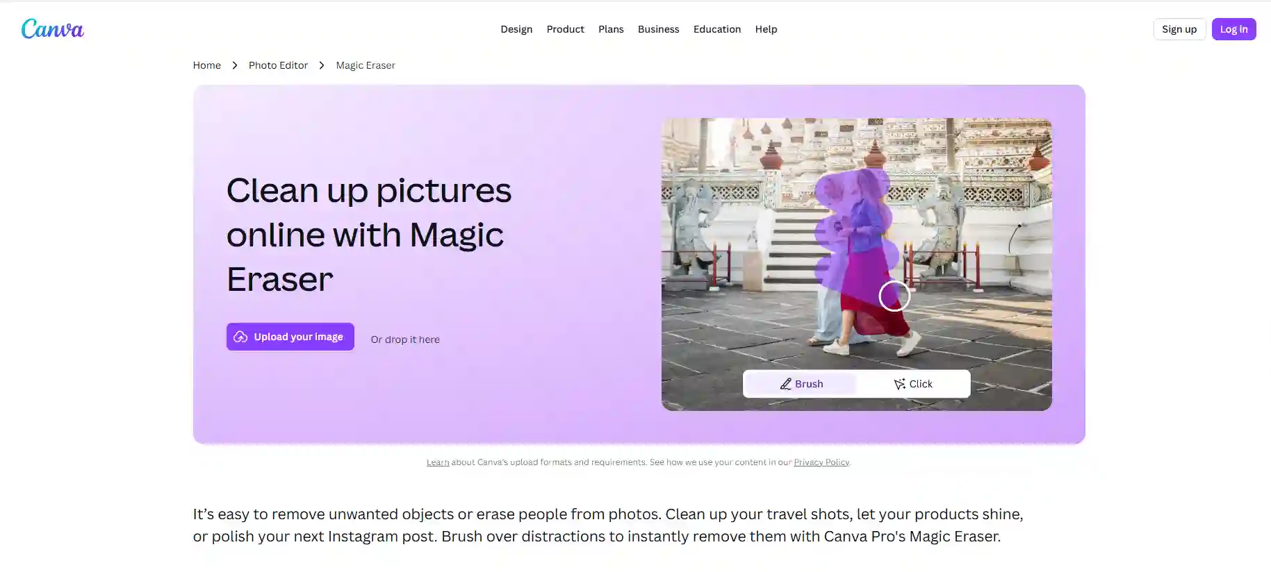 Fotor online editor interface used with the beardless filter to remove text from photos, showcasing intuitive workflow, strong background reconstruction, and high-quality exports suitable for social media and marketing assets.